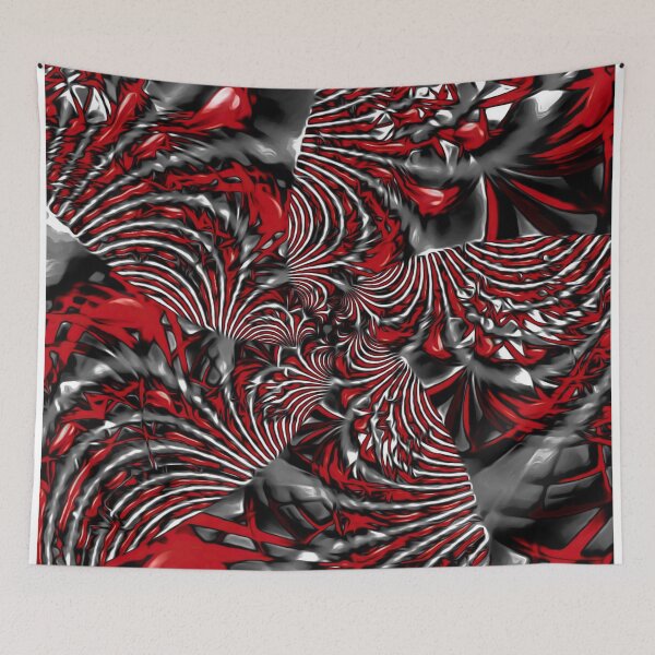 Item preview, Crimson Burst Fractal designed and sold by BigTexFunkadelic.