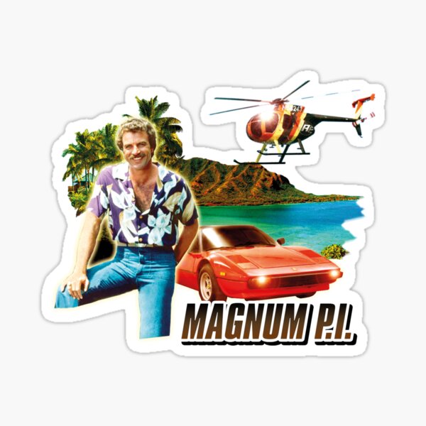 Magnum P.I. Sticker