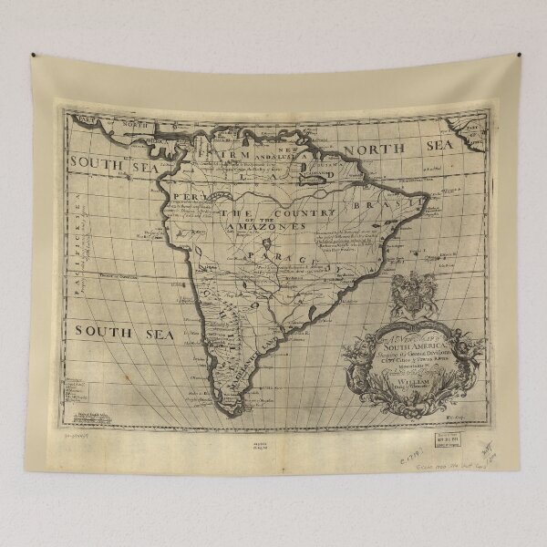 Item preview, Map of South America (circa 1700) designed and sold by allhistory.