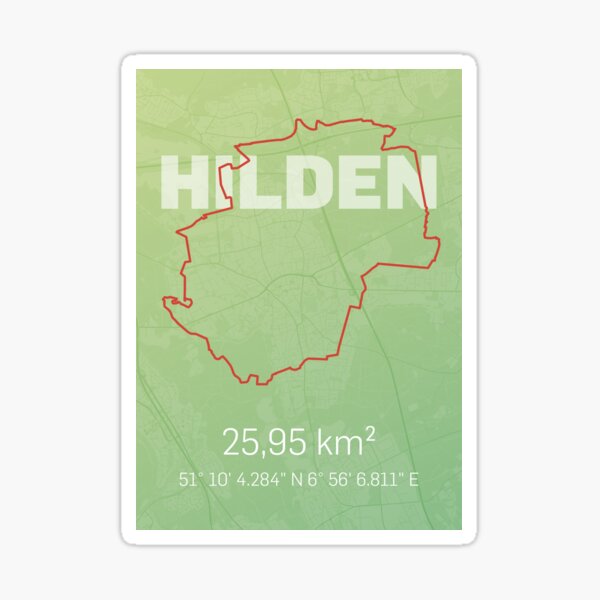 City of Hilden Sticker
