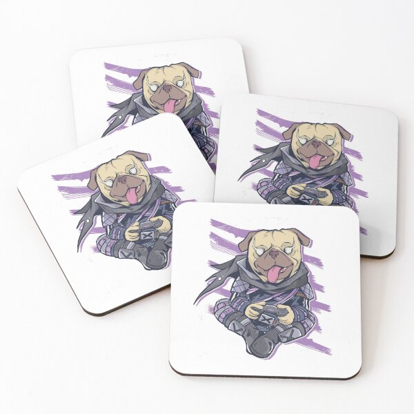 Item preview, Puppy Dog Pug Video Gamer designed and sold by Cute and Funny Animal Art Designs.