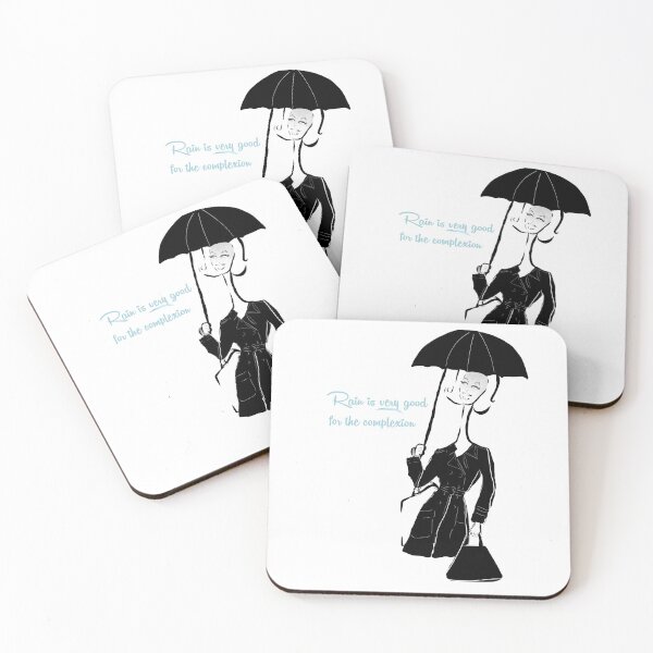 Item preview, Rain is Good for the Complexion! designed and sold by Moona Barbuzza.
