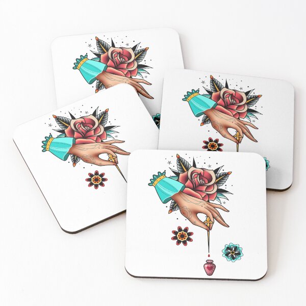Item preview, traditional old school tattoo hand designed and sold by Adamova.