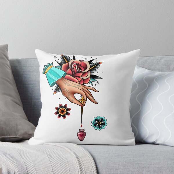 Item preview, traditional old school tattoo hand designed and sold by Adamova.