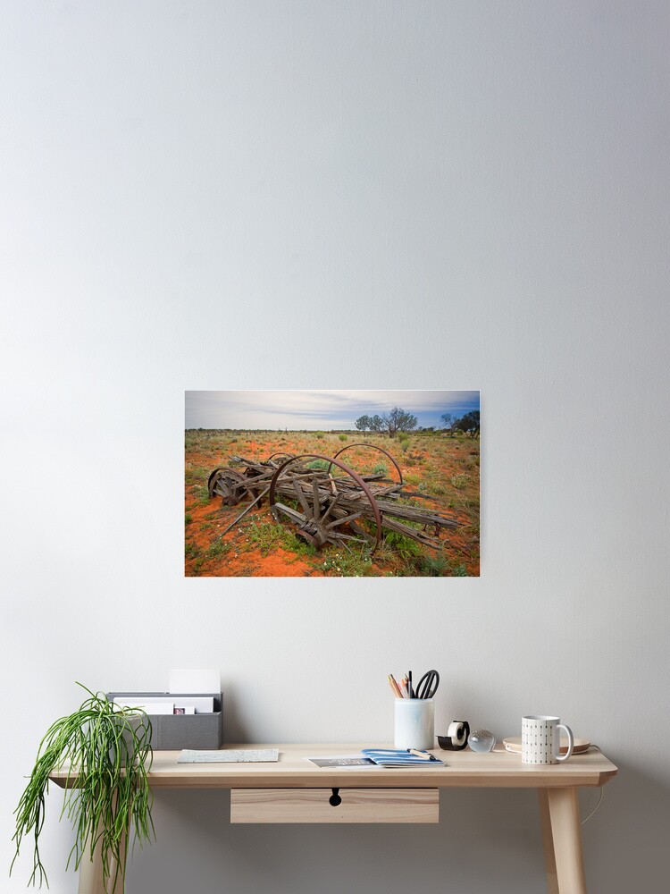 Thumbnail 2 of 3, Poster, The Old Wagon designed and sold by RICHARDW.