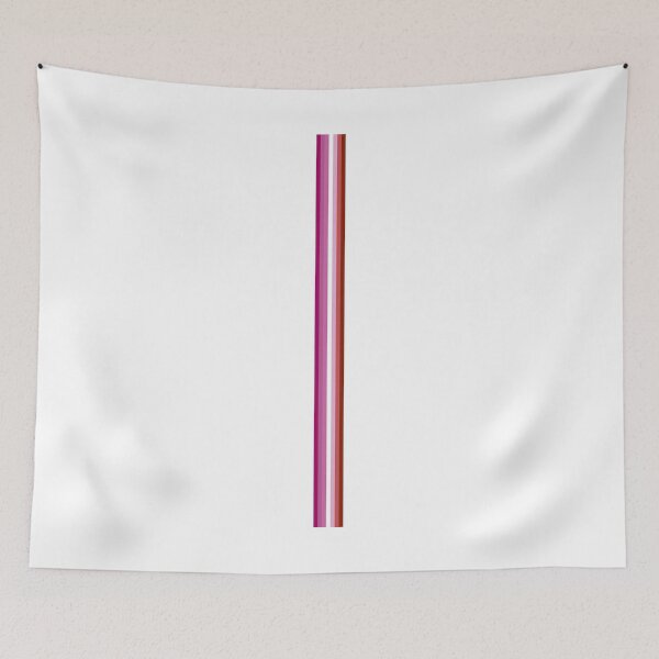 Item preview, Lesbian Flag Design Vertical Stripe graphic designed and sold by phoxydesign.