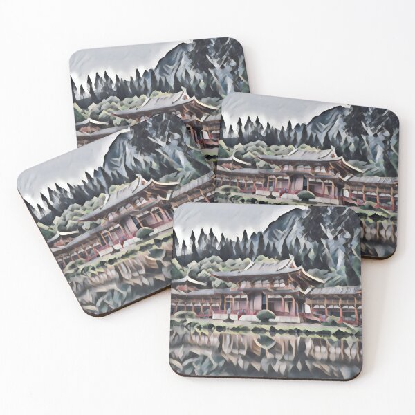 Item preview, Temple by the Lake designed and sold by nest-prints.