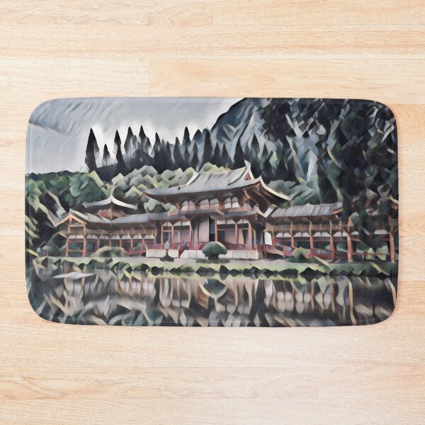 Item preview, Temple by the Lake designed and sold by nest-prints.