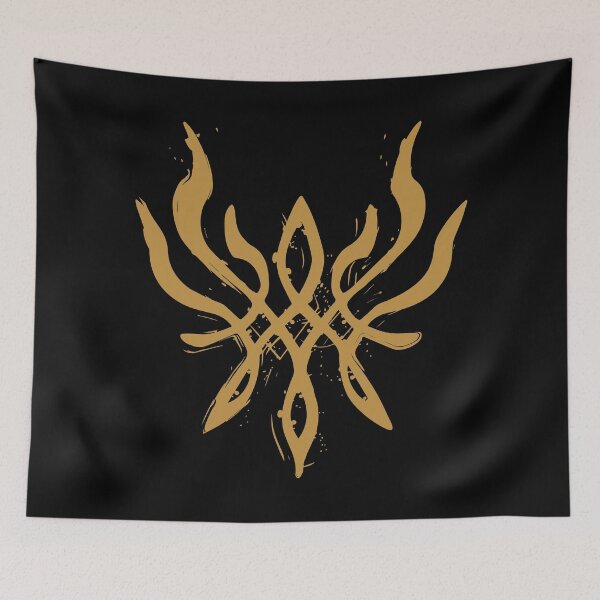 Item preview, Fire Emblem™: Three Houses - Byleth Crest of Flames (versión ardiente) [Dorado] designed and sold by SWISH-Design.