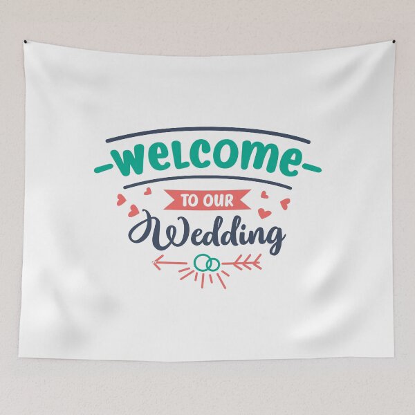 Item preview, Welcome To Our Wedding designed and sold by TrendJunky.