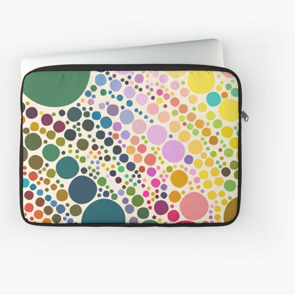 Light Pastel Pebble Pattern Laptop Sleeve