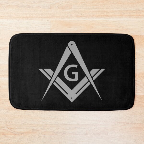 Item preview, Freemason Square & Compass Silver Modern Masonic designed and sold by MasterMasonMade.