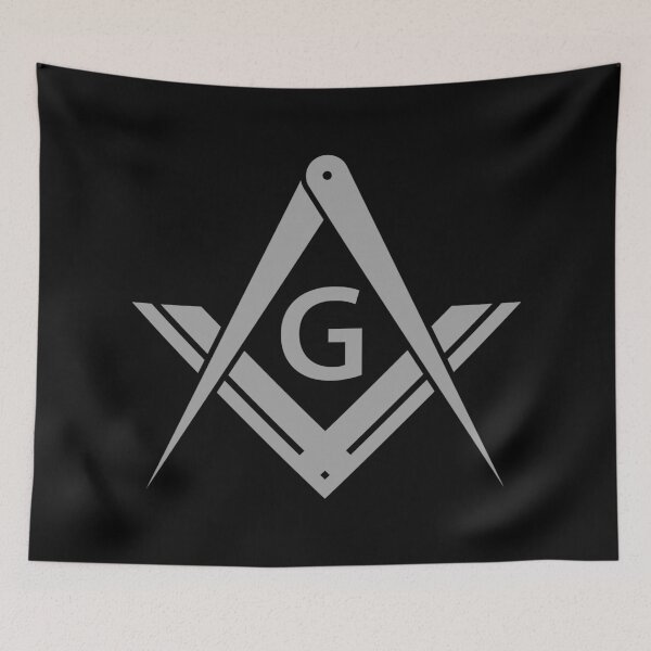Artikelvorschau, Freimaurer Winkelmesser und Kompass Silber Modern Masonic entworfen und verkauft von MasterMasonMade.