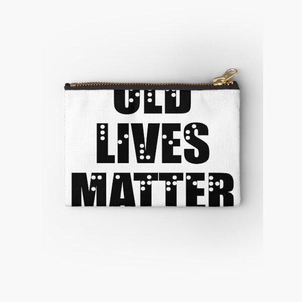 Item preview, Old Lives Matter Braille Funny 40th 50th 60th Birthday Gift designed and sold by tshirtworld.