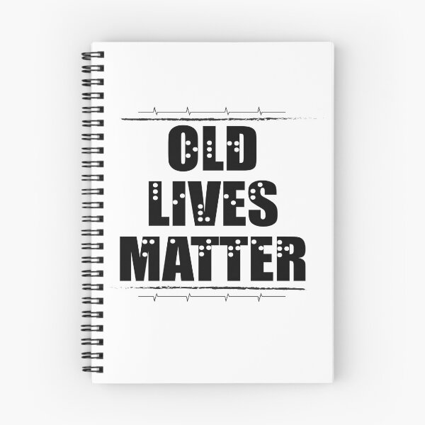 Item preview, Old Lives Matter Braille Funny 40th 50th 60th Birthday Gift designed and sold by tshirtworld.