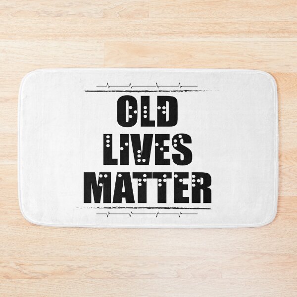 Item preview, Old Lives Matter Braille Funny 40th 50th 60th Birthday Gift designed and sold by tshirtworld.