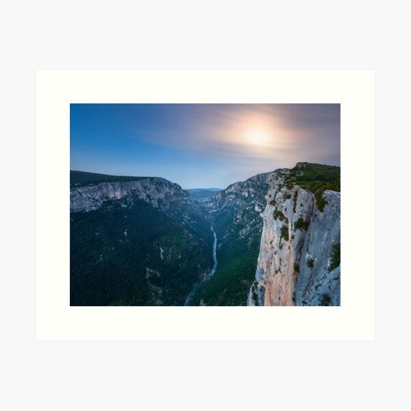 Verdon Moon Art Print