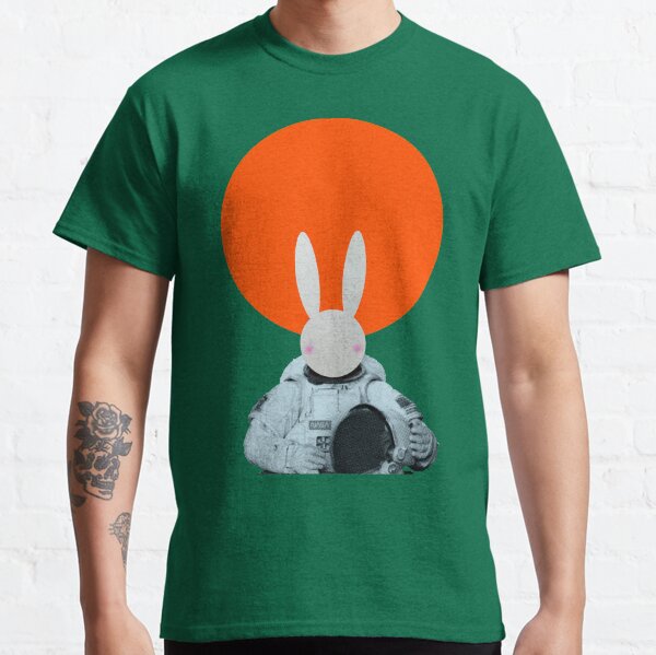 Mr Bunny goes to space Classic T-Shirt