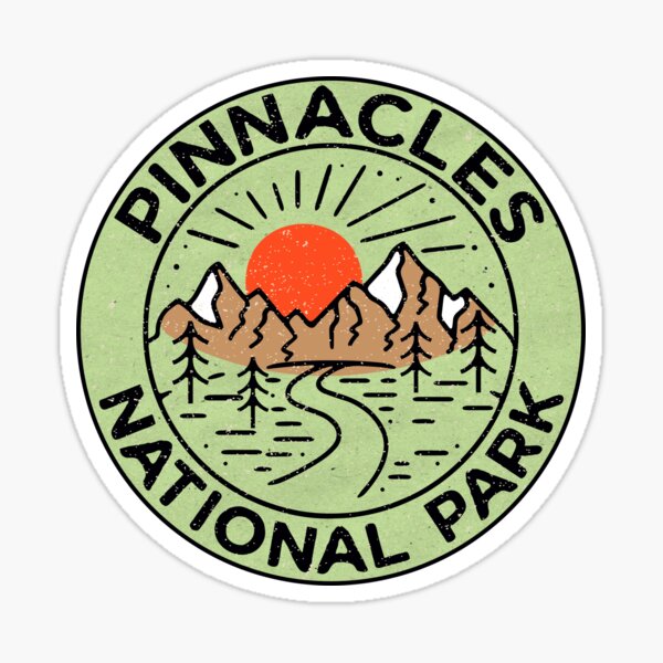Pinnacles National Park California Mountains Laptop Sticker