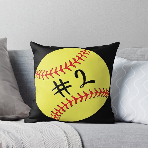 Item preview, Softball Player Back No Number 2 #2 Ball Sport Jersey Gift designed and sold by theshirtinator.