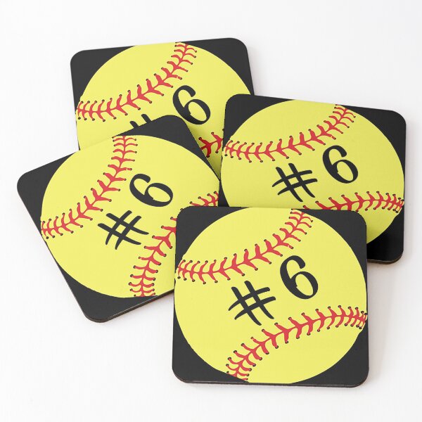 Item preview, Softball Player Back No Number 6 #6 Ball Sport Jersey Gift designed and sold by theshirtinator.