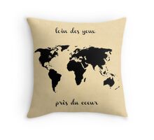 Map Of The World Throw Pillow World Map Throw Pillow