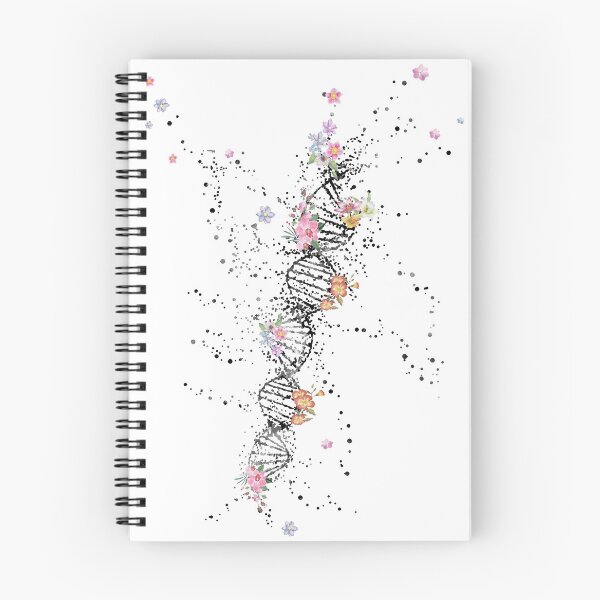 Item preview, DNA molecule, watercolor DNA, DNA, molecule designed and sold by Rosaliartbook.