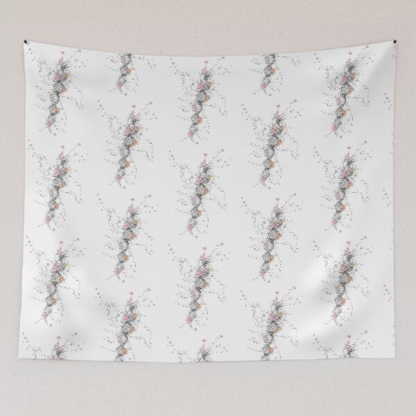 Item preview, DNA molecule, watercolor DNA, DNA, molecule designed and sold by Rosaliartbook.