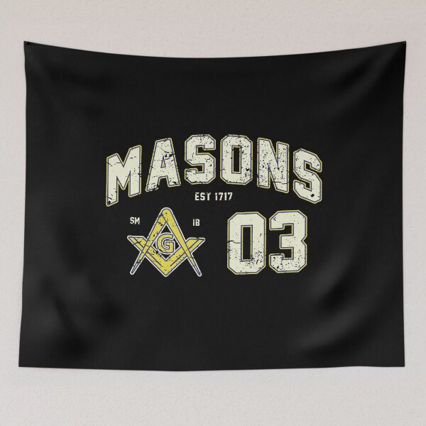 Item preview, Freemason Square & Compass Masons 03 Sports Logo Masonic designed and sold by MasterMasonMade.
