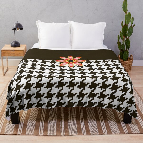 Item preview, Black Licorice Houndstooth designed and sold by srwdesign.