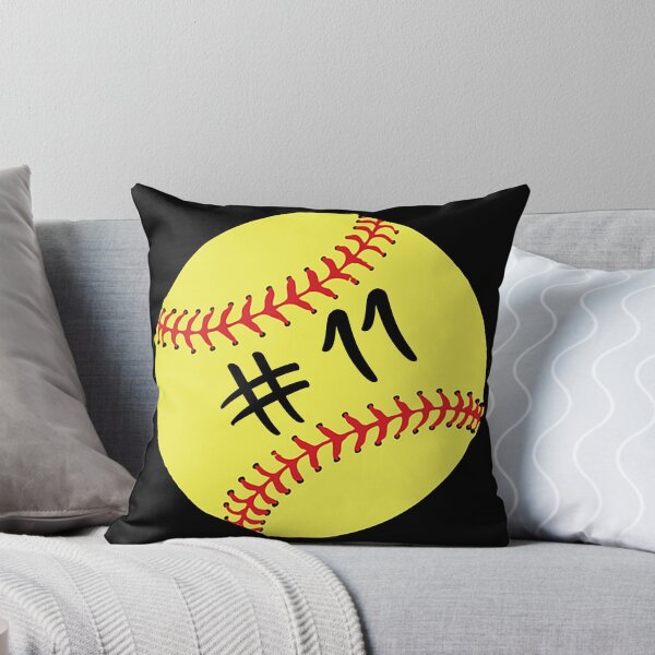Item preview, Softball Player Back No Number 11 #11 Ball Sport Jersey Gift designed and sold by theshirtinator.