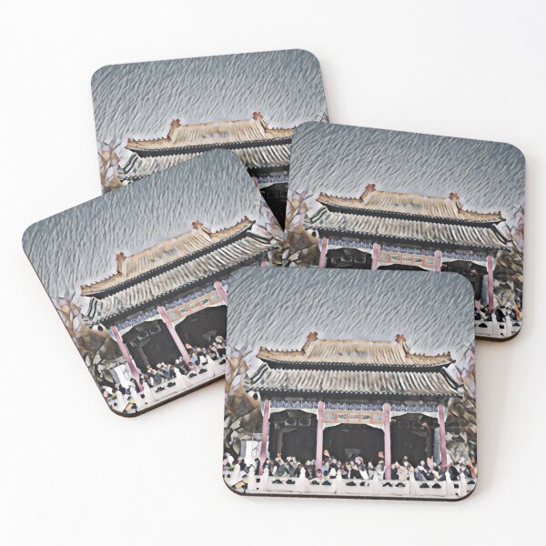 Item preview, Waterside Temple designed and sold by nest-prints.
