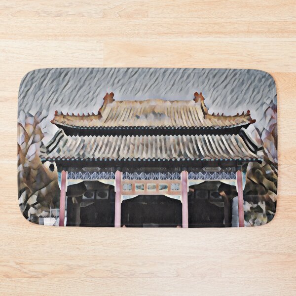 Item preview, Waterside Temple designed and sold by nest-prints.