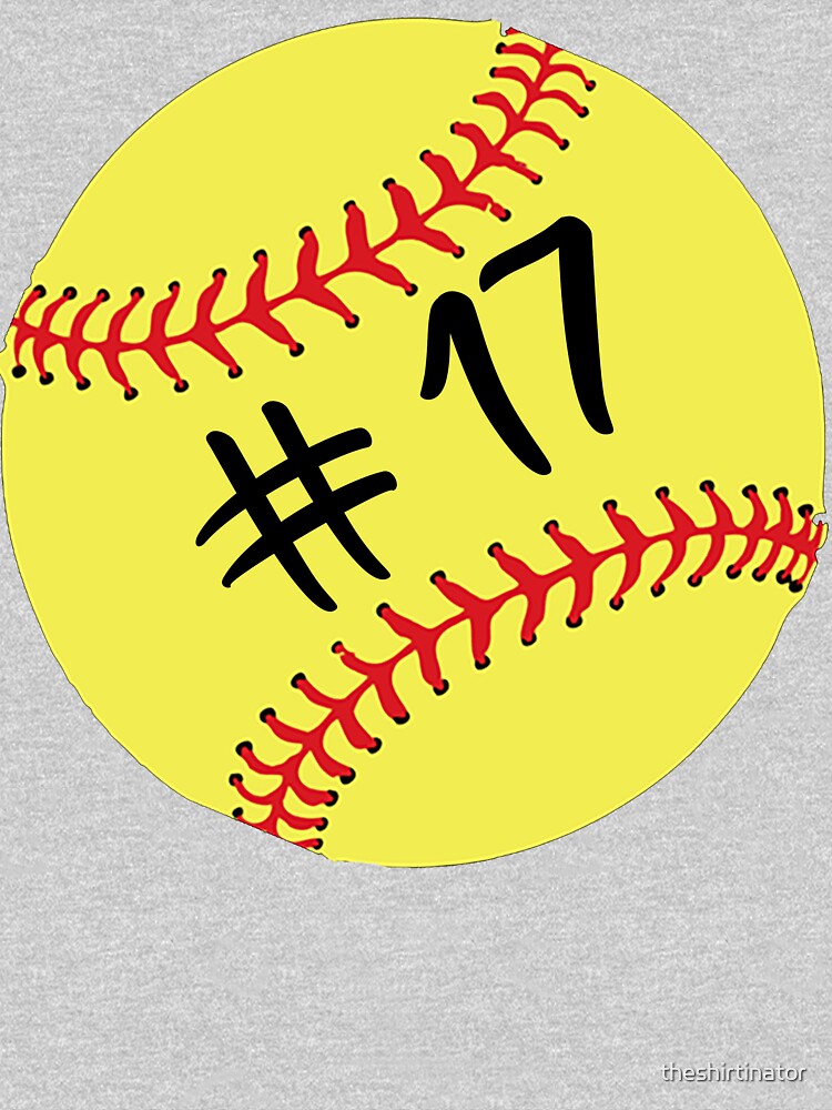 Baseball Player 17 Jersey Outfit No #17 Sports Fan Gift Youth Hoodie 