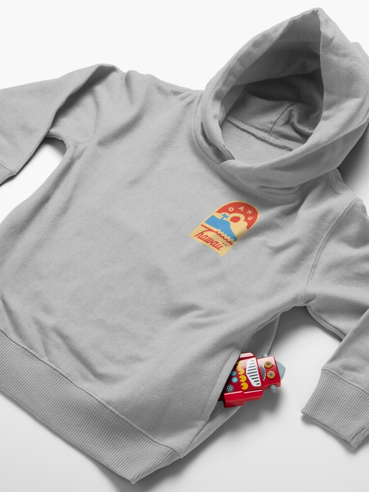 Alternate view of OAHU - Hawaii - USA Toddler Pullover Hoodie