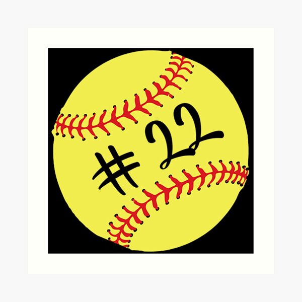 Download Yellow Softball Sports Face Mask Art Print By Theshirtinator Redbubble PSD Mockup Templates