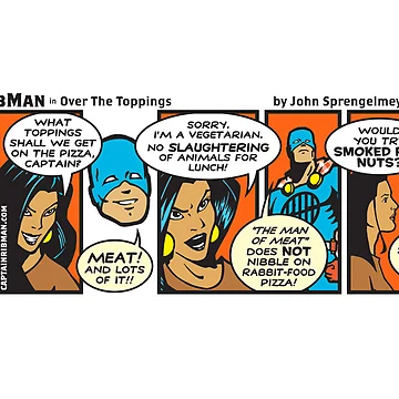 Artwork thumbnail, Over The Toppings by Captain RibMan