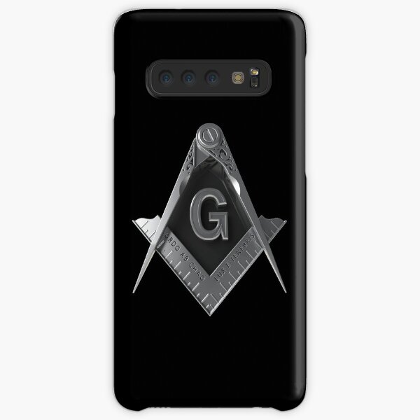Freemason Square & Compass Silver Masonic Samsung Galaxy Snap Case