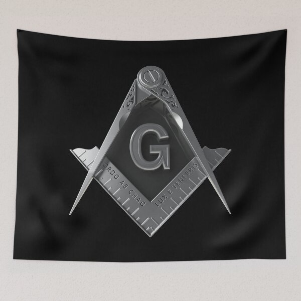 Item preview, Freemason Square & Compass Silver Masonic designed and sold by MasterMasonMade.