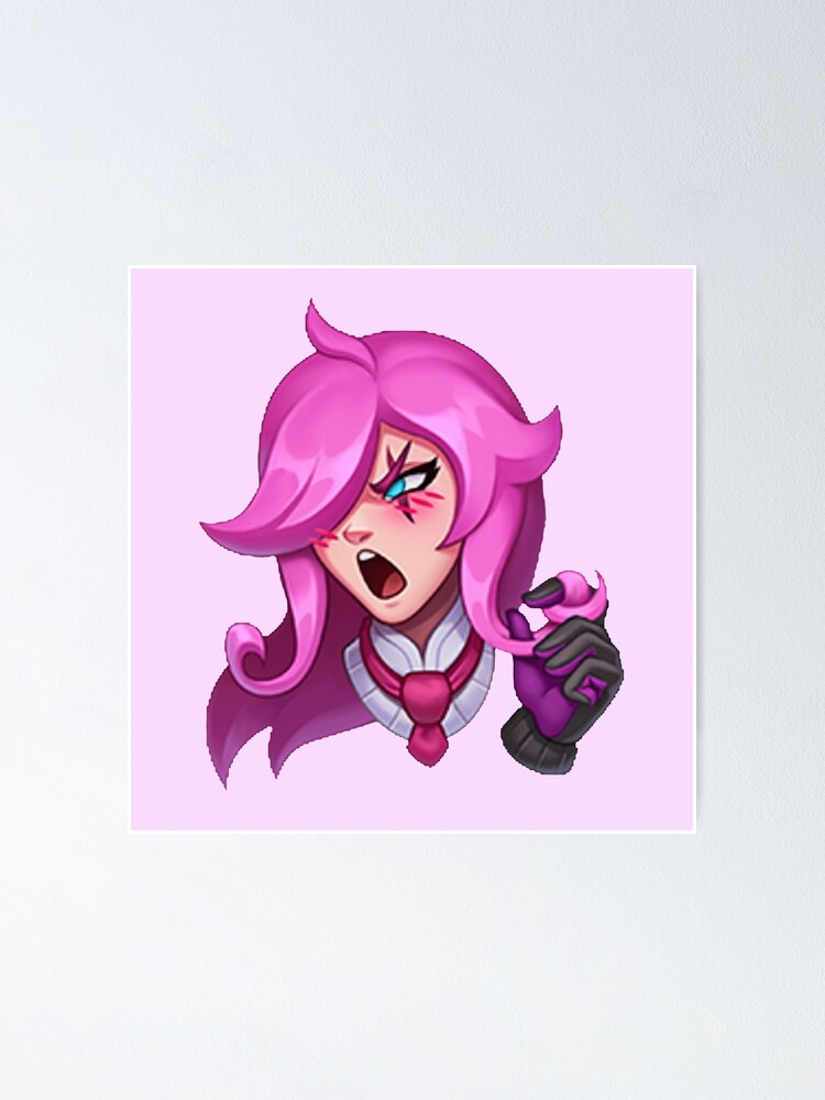 Katarina B Baka Emote League Of Legends Poster By Monsoun Redbubble