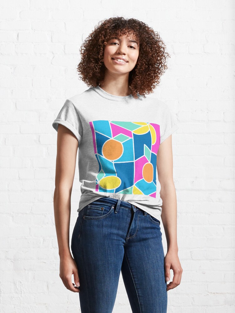 Alternate view of Color-Blocking Fruits Classic T-Shirt