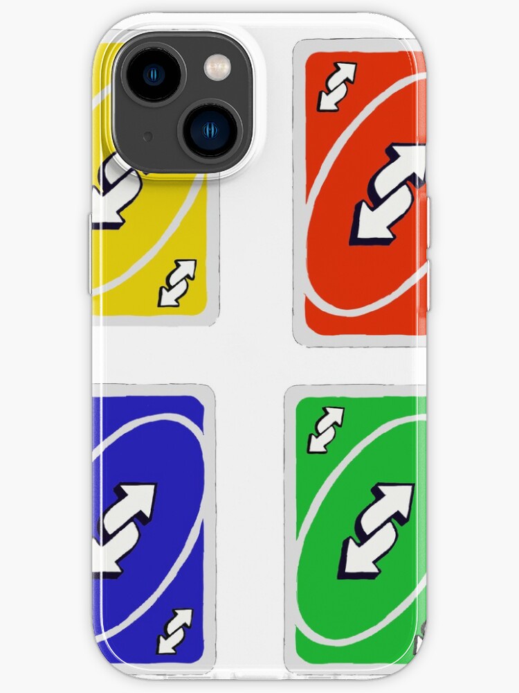 Red Uno Reverse Card iPhone Case for Sale by SnotDesigns