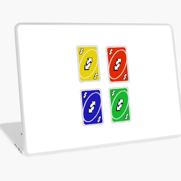 Uno Rainbow Reverse Card Laptop Skin for Sale by MrPollux