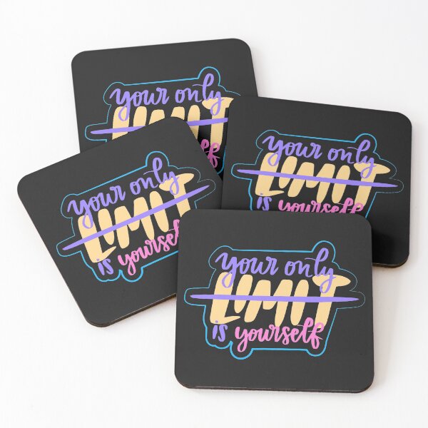 Item preview, Your only limit is yourself motivational quote designed and sold by TheSimpleMan.