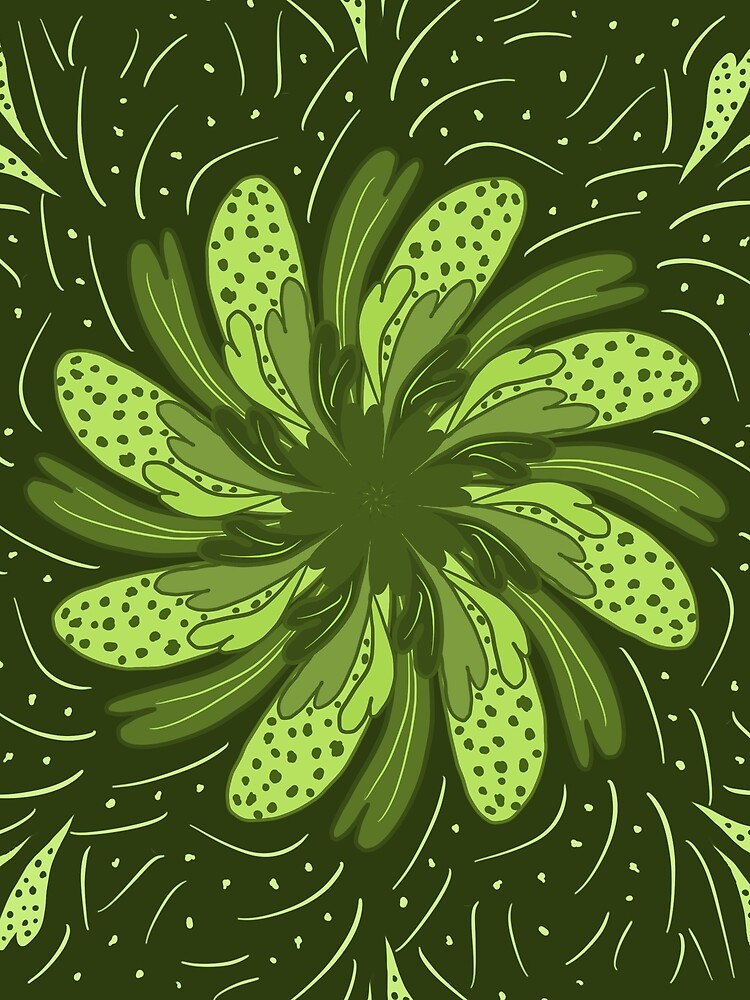 Garden Flower Green by roseglasses