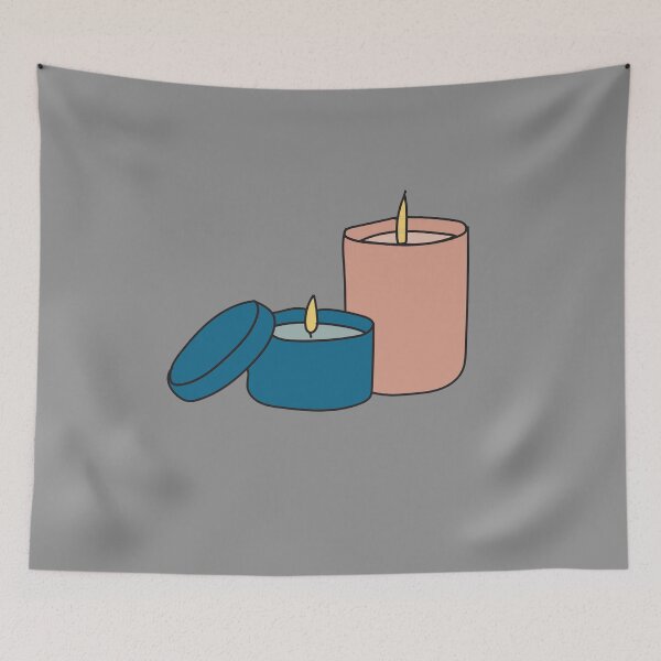 Item preview, Minimalist Blue and Pink Candles designed and sold by M-lee400.