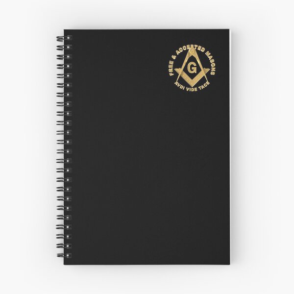 Item preview, Freemason Gold Square & Compass Free & Accepted Masons Black Background Masonic designed and sold by MasterMasonMade.