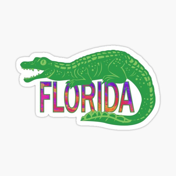 “Florida Alligator " Sticker for Sale by thekohakudragon | Redbubble