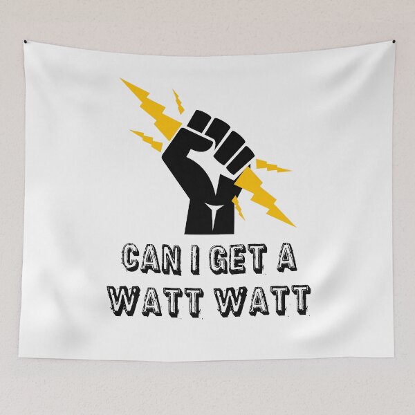Item preview, Watt Watt - Electrician Sticker designed and sold by StickersStore.