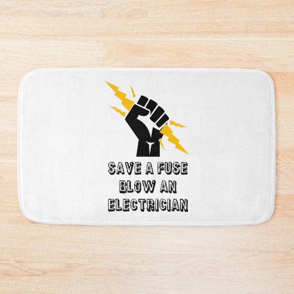 Item preview, Save A Fuse Blow An Electrician - Electrician Sticker designed and sold by StickersStore.